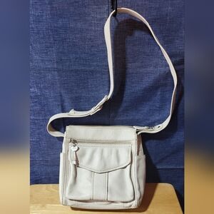 Fossil cross body 1954 vintage beige purse